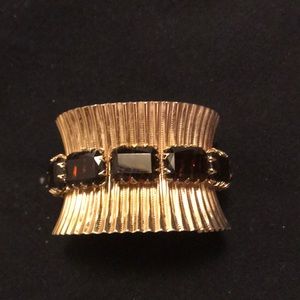 Topaz / Gold Cuff